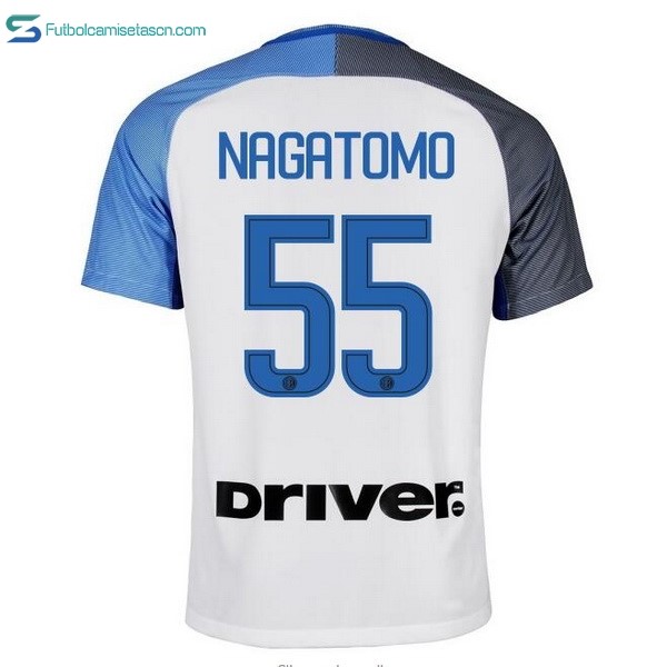 Camiseta Inter 2ª Nagatomo 2017/18